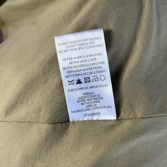 Hutch Anthropologie Green Faux Leather Blazer Size XS - Picture 8 of 8